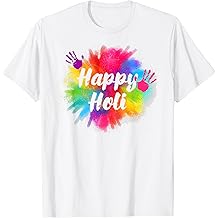 Happy Holi T Shirt for Women Men Kids Color India Hindu Gift T-Shirt