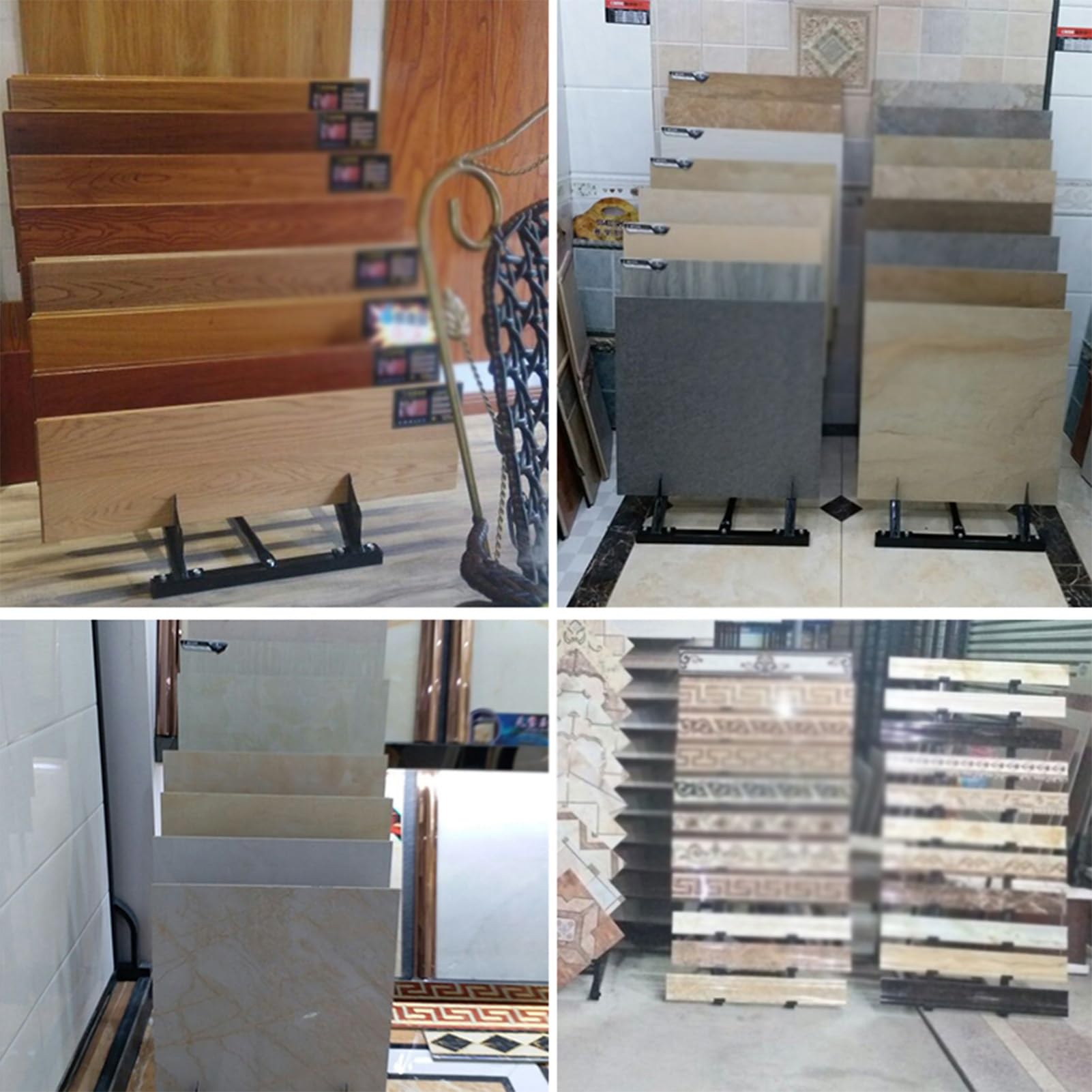 Wyświetlacz w płytkę ceramiczną, stojak do przechowywania próbek materiałów budowlanych, trwały i elegancki stojak do renowacji i dekoracji wnętrz.