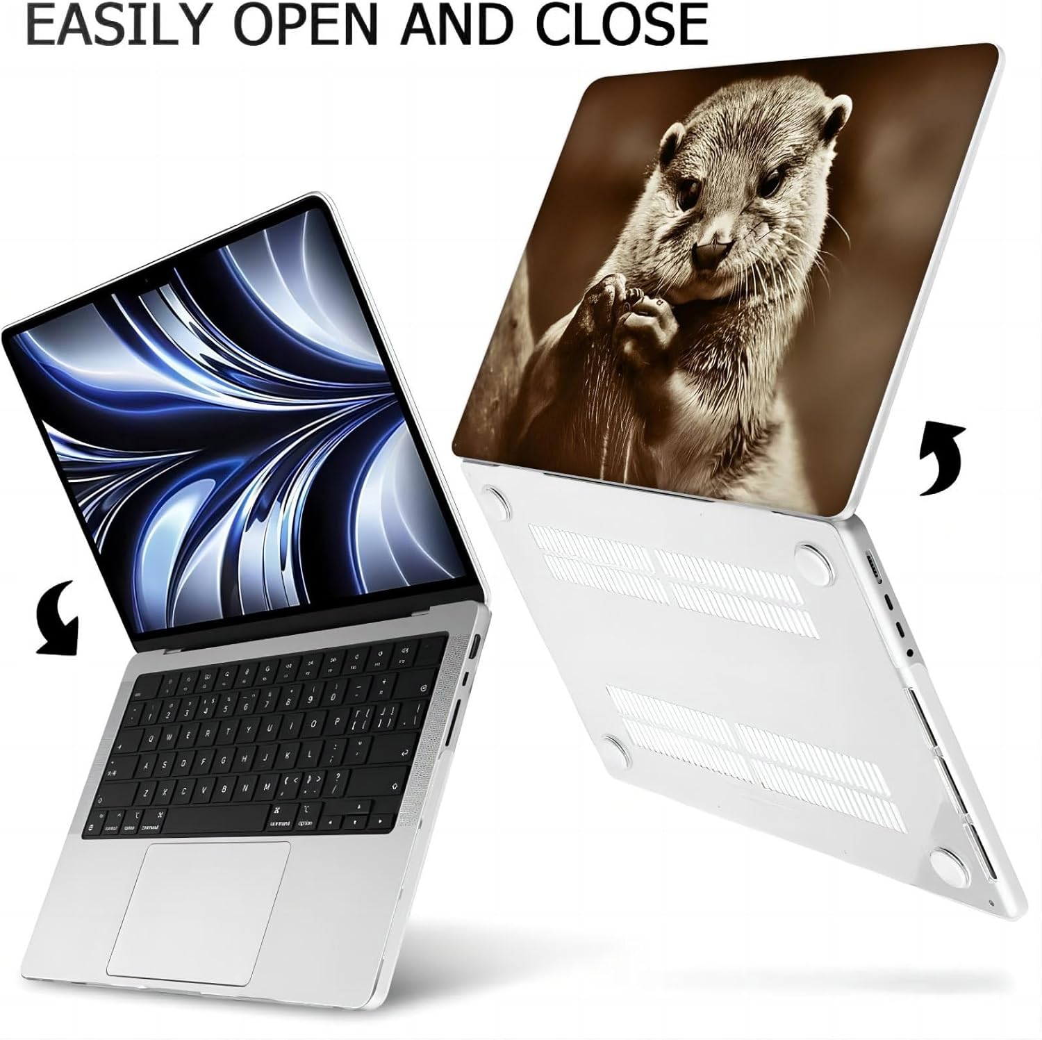 Compatible with MacBook Neo 13-inch, Hard Shell Case with Keyboard Cover and Screen Protector (A3404 A18 Pro chip, 2026 Release) - Otters MC23199