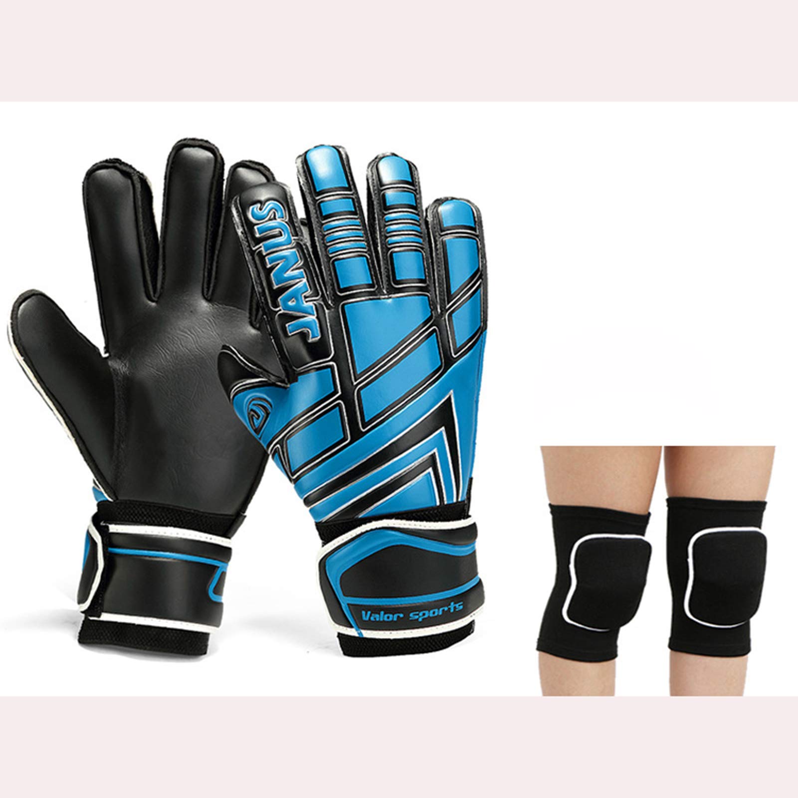 Gants de Gardien- L'équipement de Protection des Doigts est antidérapant et résistant à l'usure, Convient aux Enfants et aux Adultes