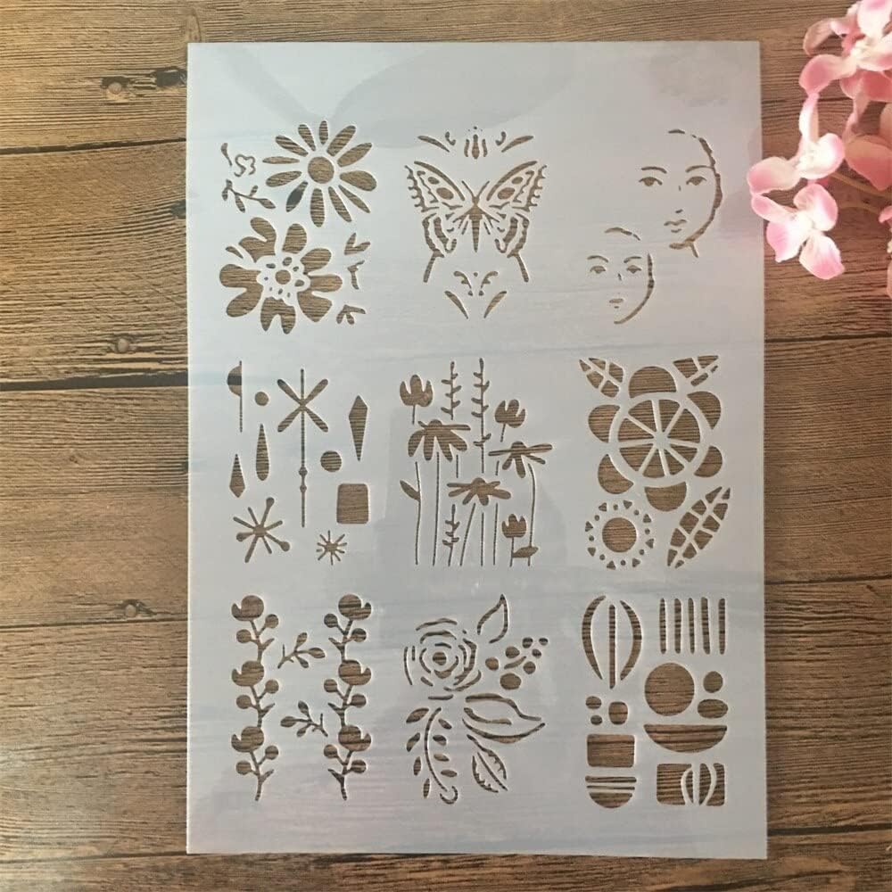 Stencils for Painting on Wood,Stencils for Crafts,A4 29cm