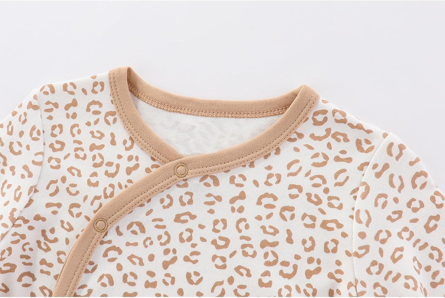 Unisex Baby Boy Girl Footies Rompers Cotton Long Sleeve 3 Pack Infant Jumpsuits 0-12Months Babies' Outfits - Image 2