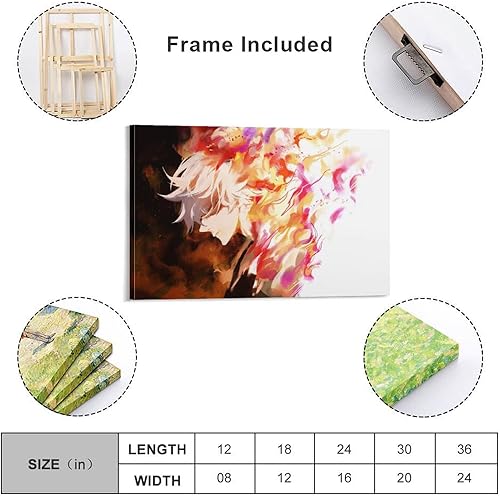 Miniatura 2 de TWIKKA Jigokuraku - Póster de anime del paraíso del infierno de obras de arte, póster impreso para pared, lienzo, decoración de regalo, pósteres