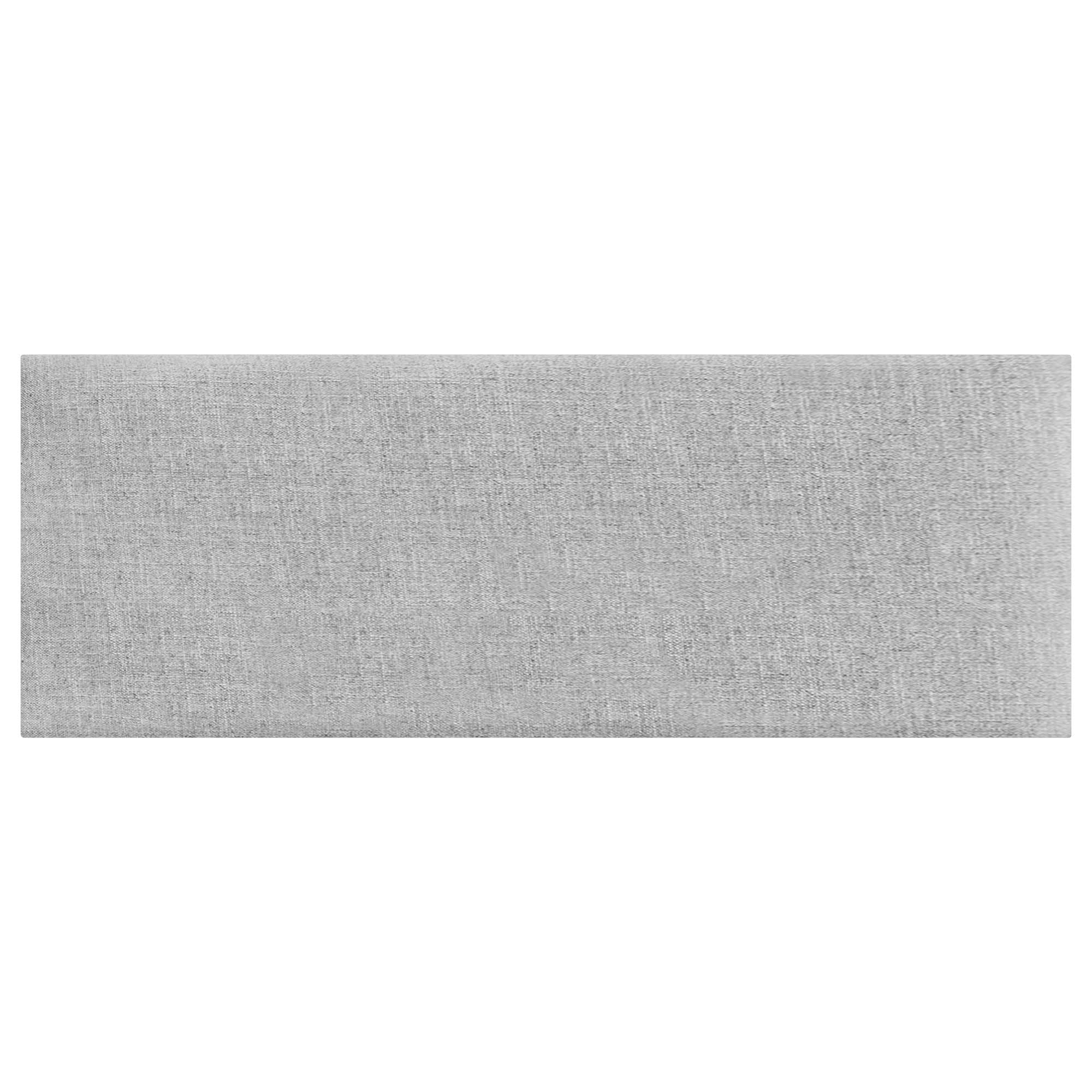 DHOME Testiera in lino naturale liscio Testiera letto imbottita Testiera della camera da letto moderna TOP TRENDING (Grigio Chiaro, 160cm (Letto 150/160))