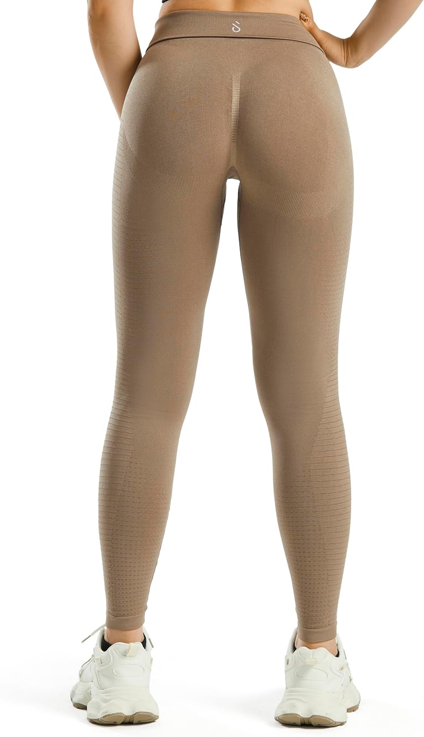 Seamless Butt Lifting Leggings for Women No Front Seam Gym High Waist Workout Leggings Squat Proof Tummy Control Yoga Pants - Image 3