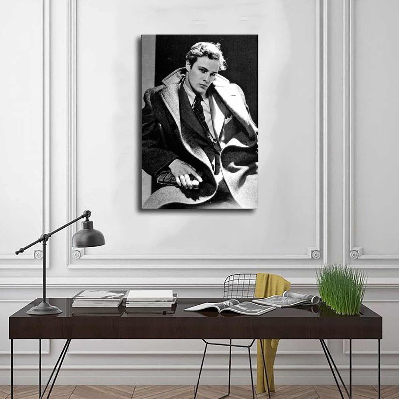 Utahcr Poster Marlon Brando Sur Toile - Décoration Murale Pour Salon