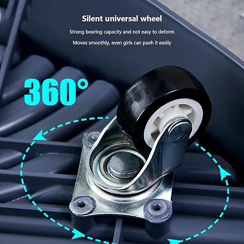 Miniatura 3 de BELJE Accesorio de mudanza de plantas, carrito para macetas al aire libre con rotación de 360 grados, herramienta de jardín impermeable para balcón,