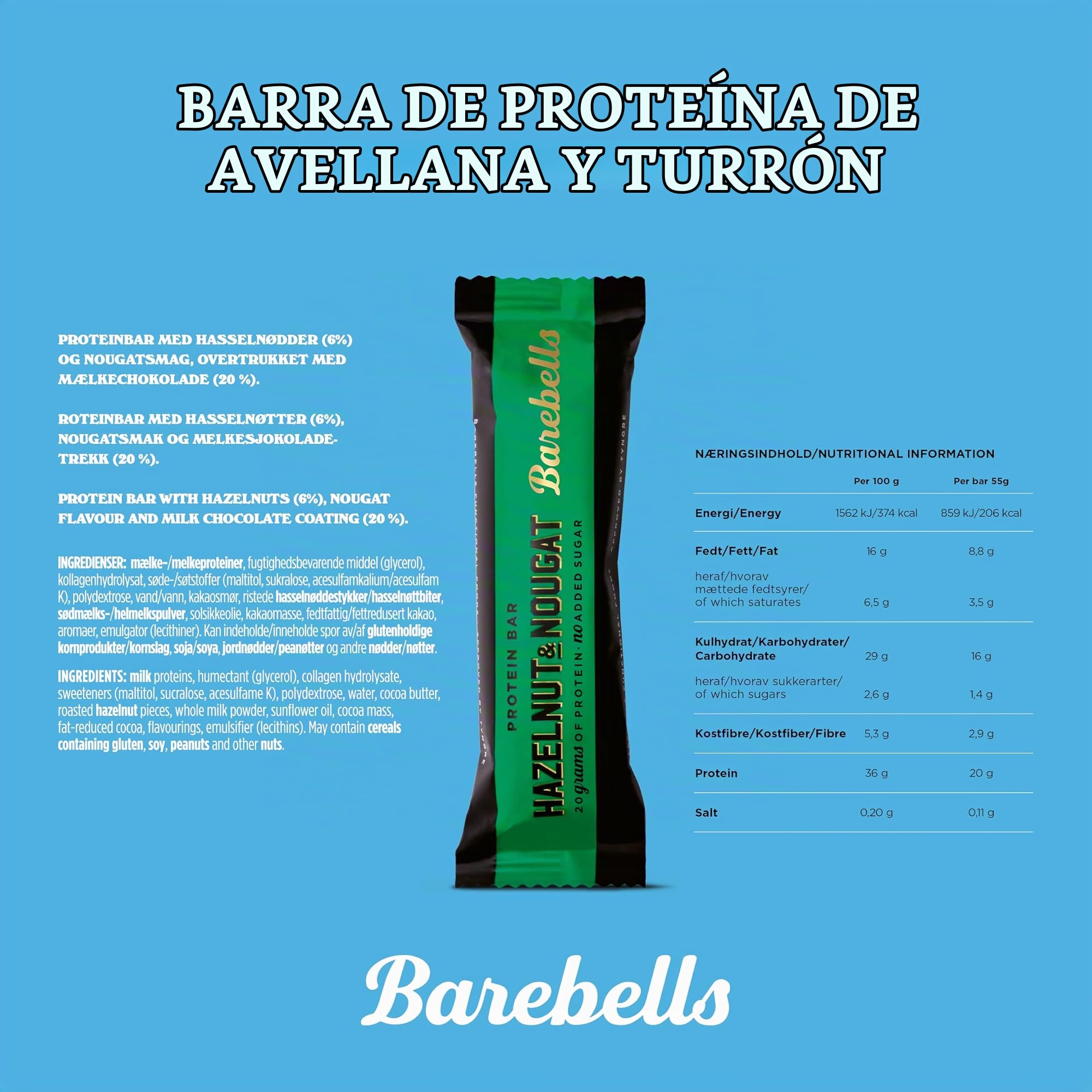 Bars parent (Hazelnut Nougat)