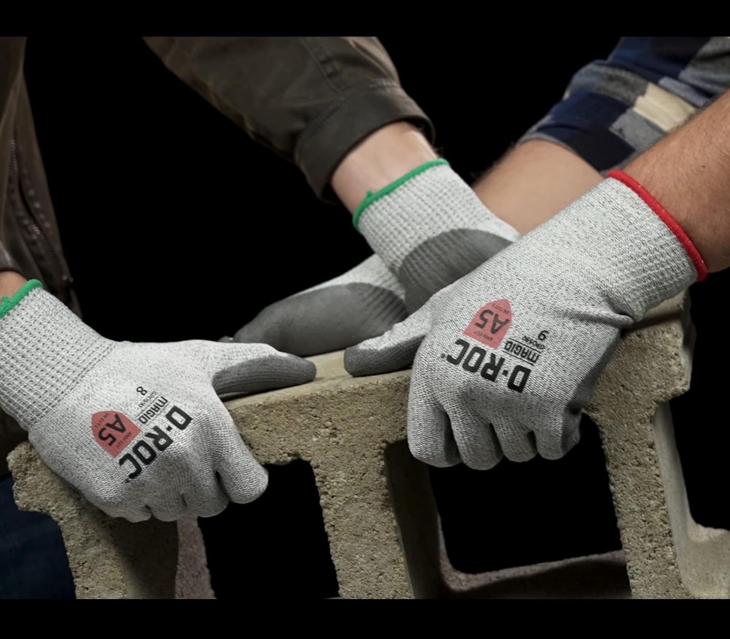 MAGID D-ROC ANSI Level A5 Cut Resistant Work Gloves
