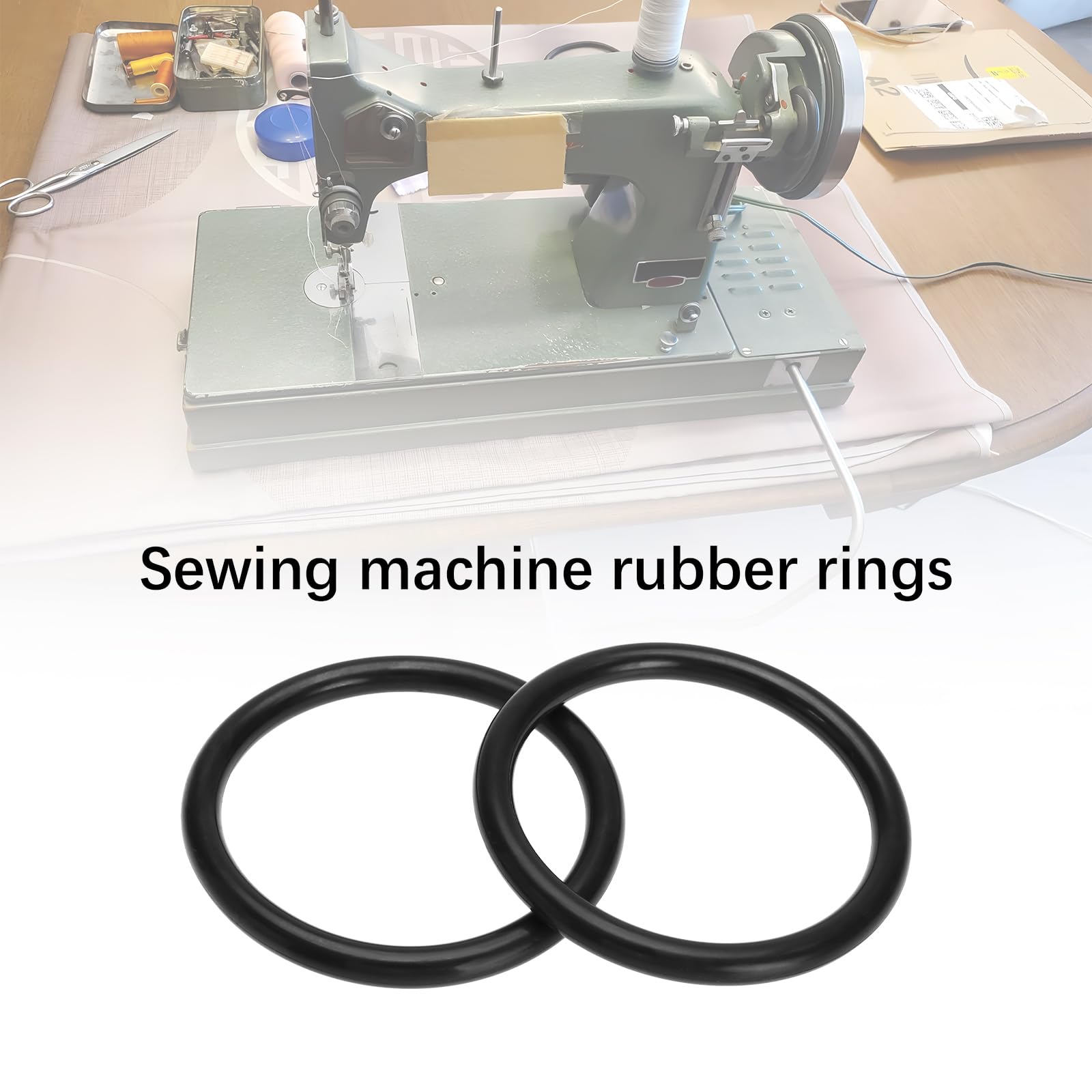 Pack 5 Anillos De Goma Para Máquina De Coser | Compatible Con Mayoría De Marcas | Repuesto Para Bobina, Práctico Y Duradero
