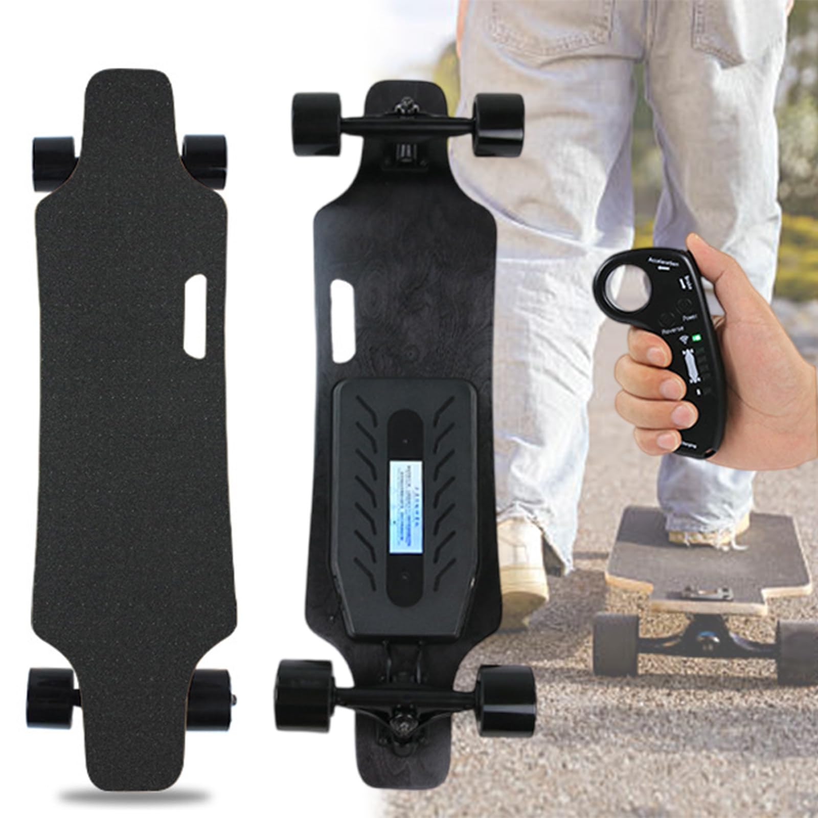 Série de Skateboards Électriques, Longboard Électrique 25km/h (50km/h) 700W | Autonomie Jusqu'à 15 km, Vitesse Maximale 25-50 km/h, Convient aux Adolescents et aux Adultes Actifs