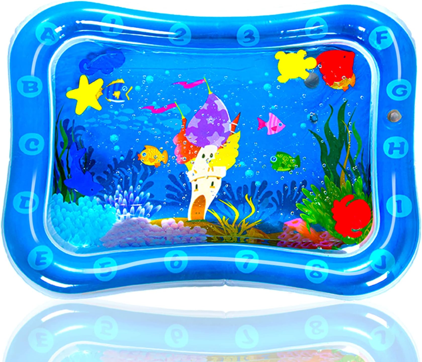 SEPHIXBaby Toys - 0-12 Months Boy Gifts, Water Tummy Time Mat, Newborn Essentials, Teething & Sensory Toys for Babies
