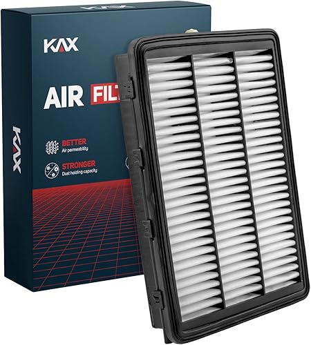 KAX Filtro de aire del motor, CA12065 Reemplazo para Tucson 2016-2017 (1.6L 2.0L), 2018-2021, Sportage 2017-2021, medios avanzados de filtro de