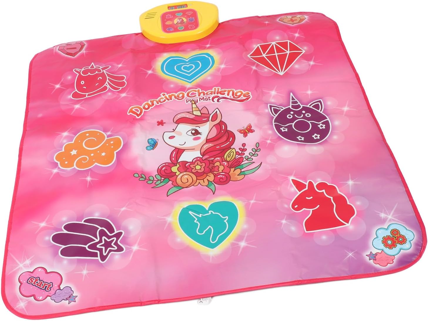 Electronic Dance Mat, Multifunctional Touch Sensitive Dance Pad with Music for Kids Physical Exercise and Entertainment, Made of Premium PE PP ABS Material, Lightweight