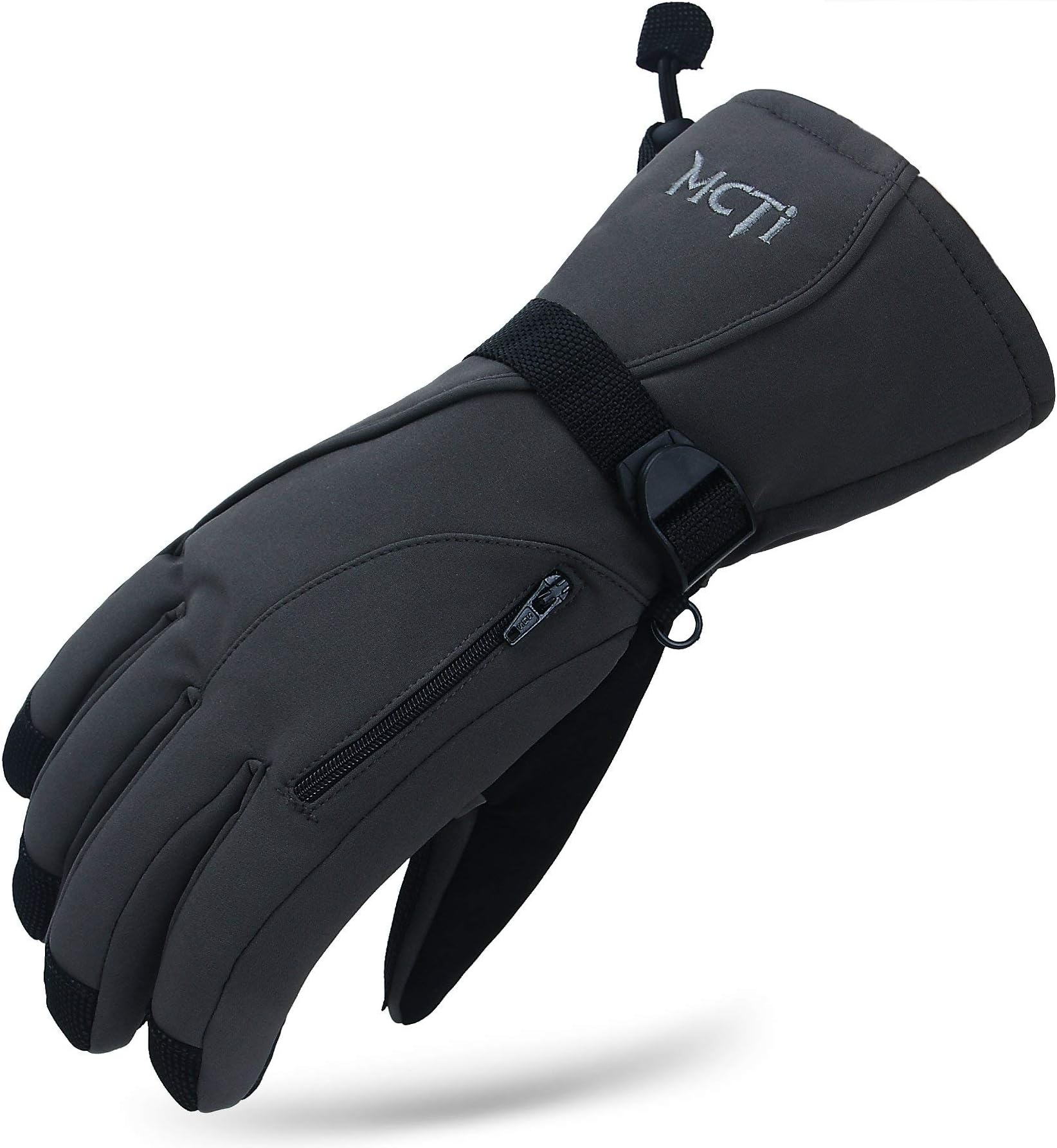 MCTi Waterproof Mens Ski Gloves Winter Warm 3M Thinsulate Snowboard Snowmobile Cold Weather Gloves