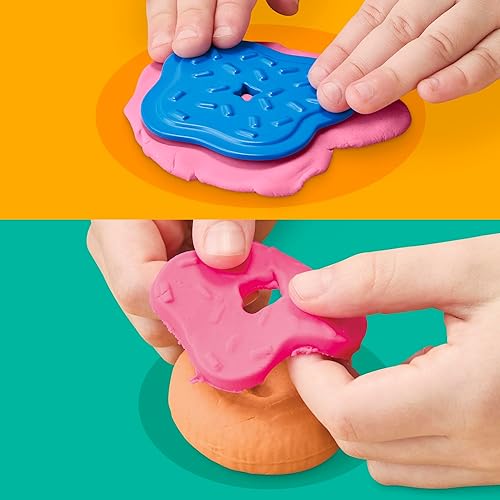 Miniatura 8 de Play-Doh Donut Drop Shop Playset, juguete de comida para jugar, artes y manualidades para niños, más de 3 años