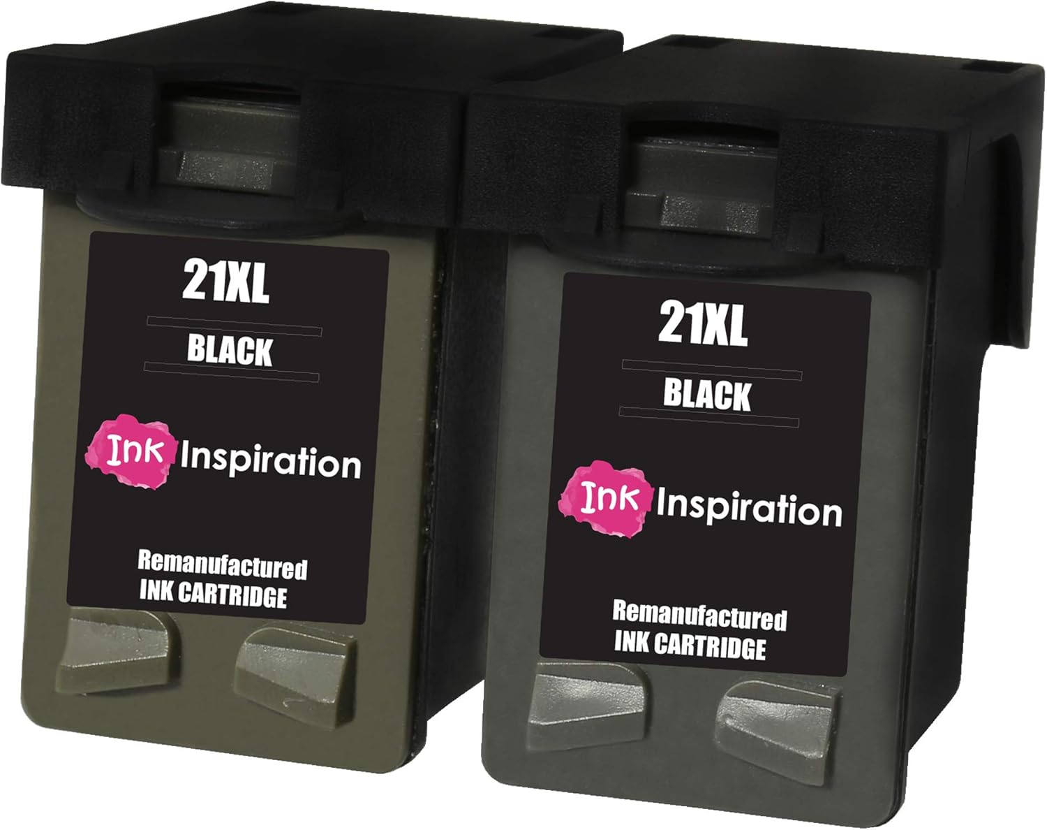 Ink Inspiration® 2 BLACK Remanufactured Ink Cartridges Replacement for