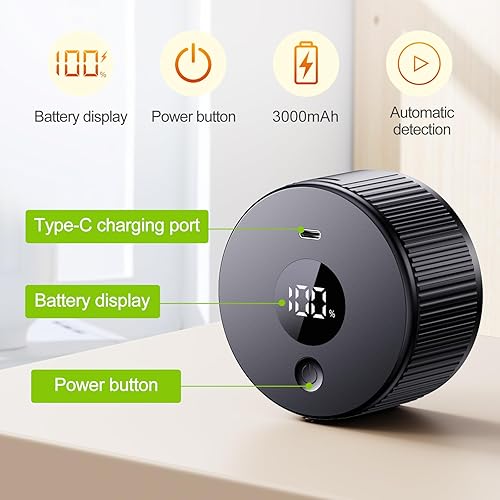 Miniatura 4 de Kit de sellado al vacío eléctrico 3 en 1 mejorado para tarros de masón, ahorradores de alimentos y recipientes  Sistema de conservación de alimentos