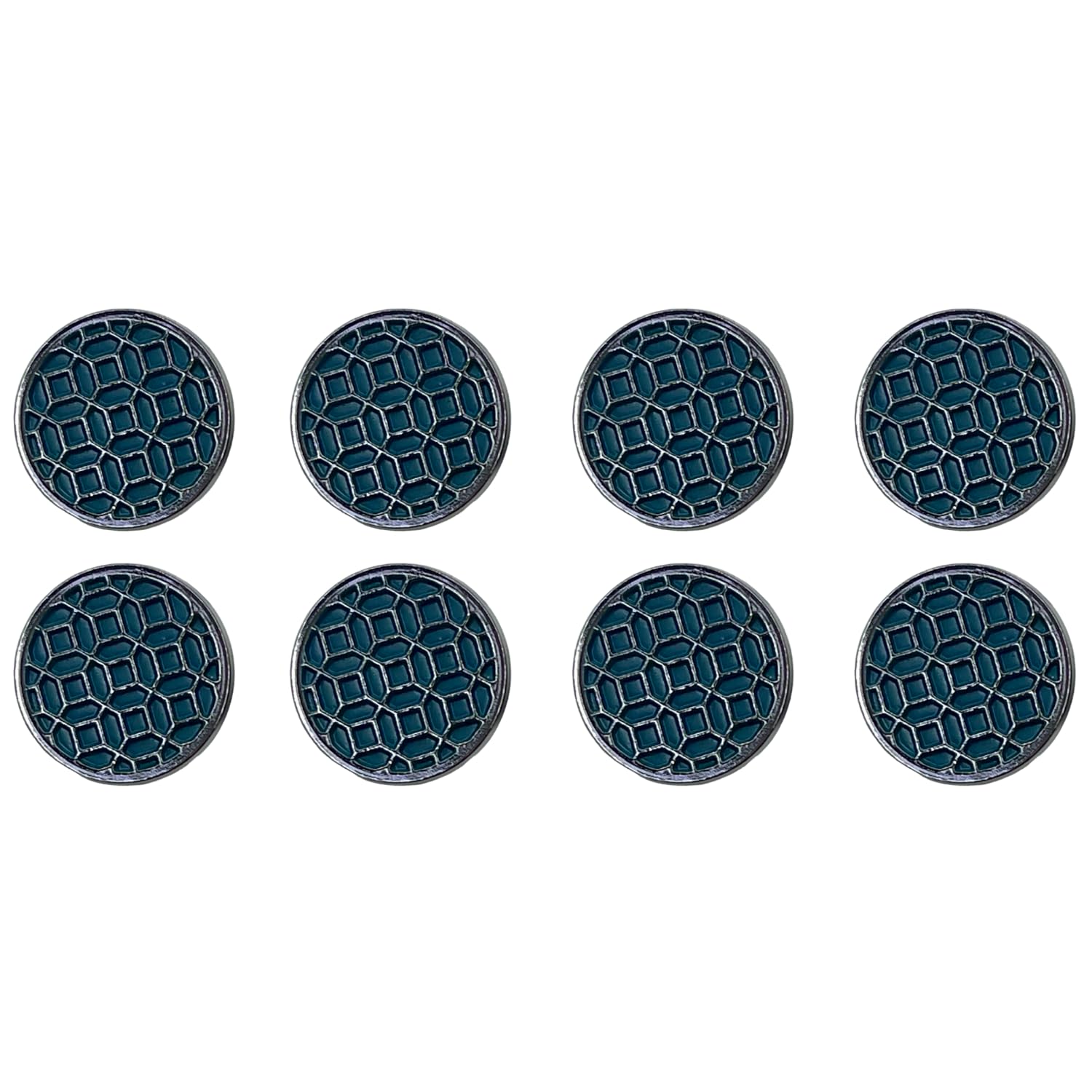 Ani Accessories Round Detailed Mesh Button for Coat Blazer Suit Sherwani and Indian Dresses Sports Coat Uniform Jacket Pack of 8 (Big)-picture-11