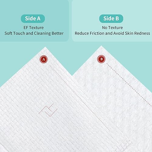 Miniatura 3 de Ditoi Toallas faciales desechables, toallas faciales biodegradables, toallas limpias súper suaves y gruesas XL, toallitas secas removedoras de