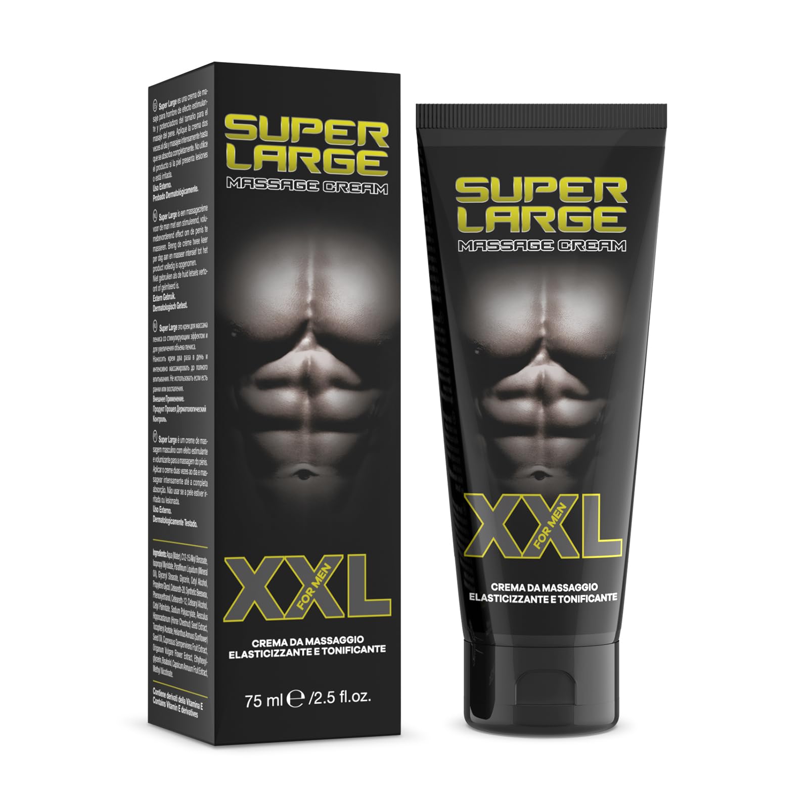INTIMATELINE | Super Large - Crème Volumisante pour le Pénis, Augmente le Volume et la Fermeté, 75 ml