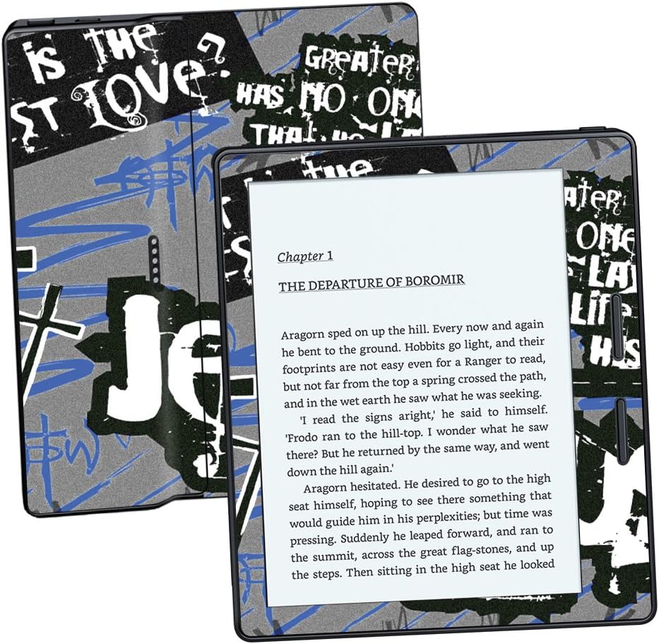 MightySkins Skin Compatible with Amazon Kindle Oasis 6" (8th Gen) - Love Jesus | Protective, Durable, and Unique Vinyl Decal wrap Cover | Easy to Apply, Remove, and Change Styles | Made in The USA