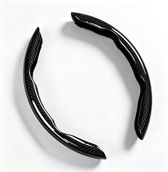 2Pcs Split Wheel Protective Casings Splendid for Chevy Tahoe 2021-2024, Carbon Texture Guards Matching Circular O Rim and Flat Base D Row,Black