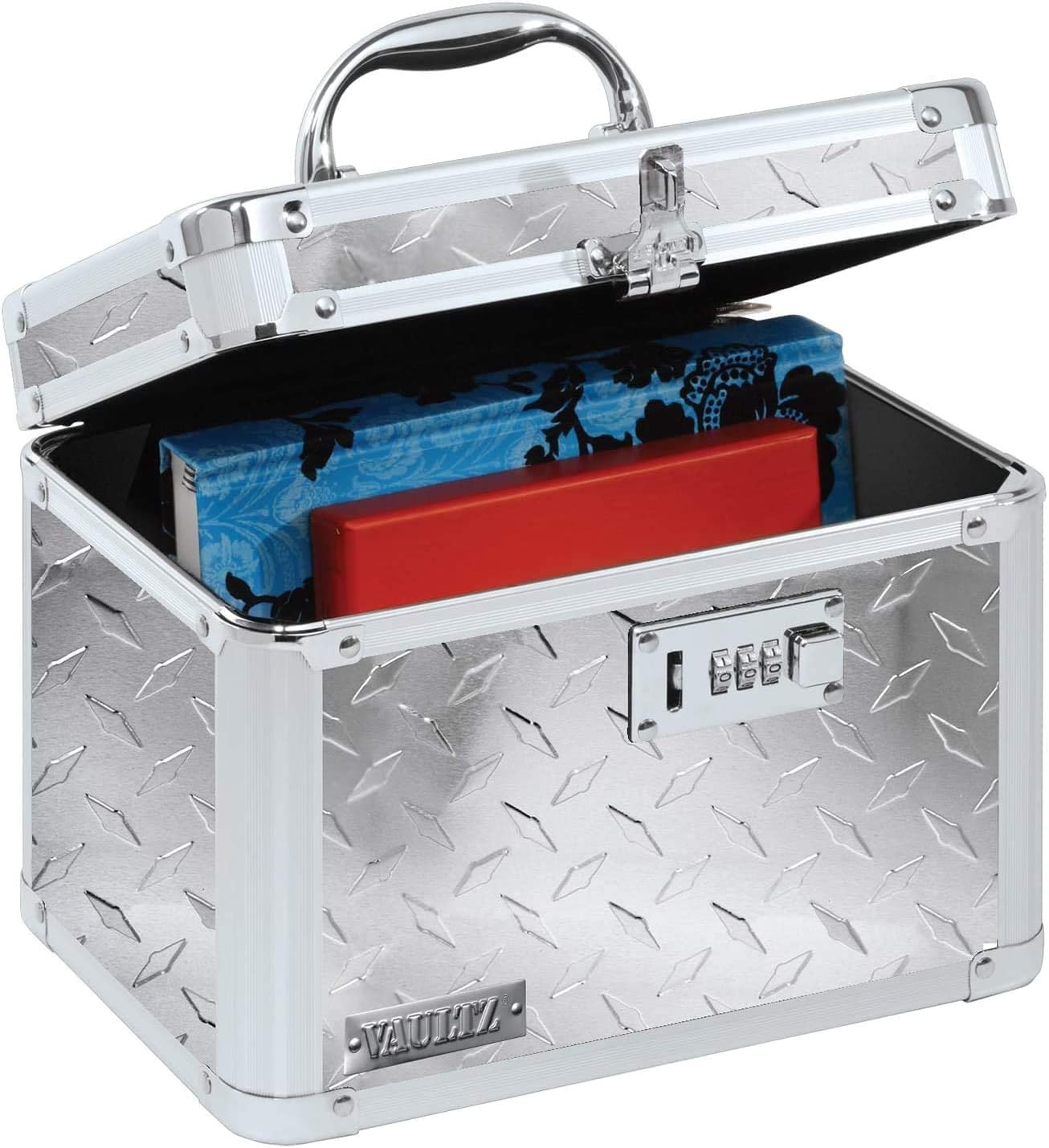 Vaultz Combination Lock Box Pack of 1/2 10 x 7.25 x 7.75 Inch