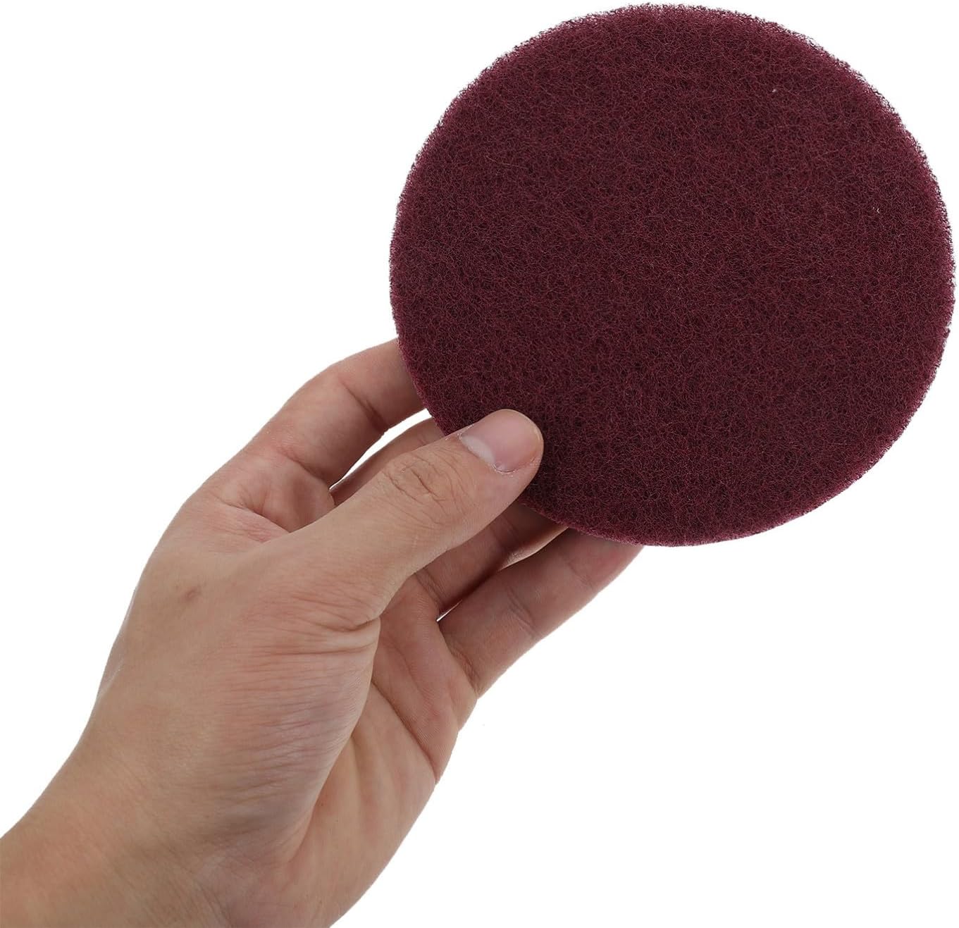 VOSAREA 15pcs Electric Cleaning Brush Replacement Pads for Household Cleaning Non-Scratch Alumina Scouring Pads Effortless Solution for Tile and Stainless Steel Surfaces