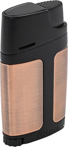 Miniatura 6 de ELX de doble llama, puro y de encendedor de cigarrillos garantía en una bonita caja de regalo clásico bronce