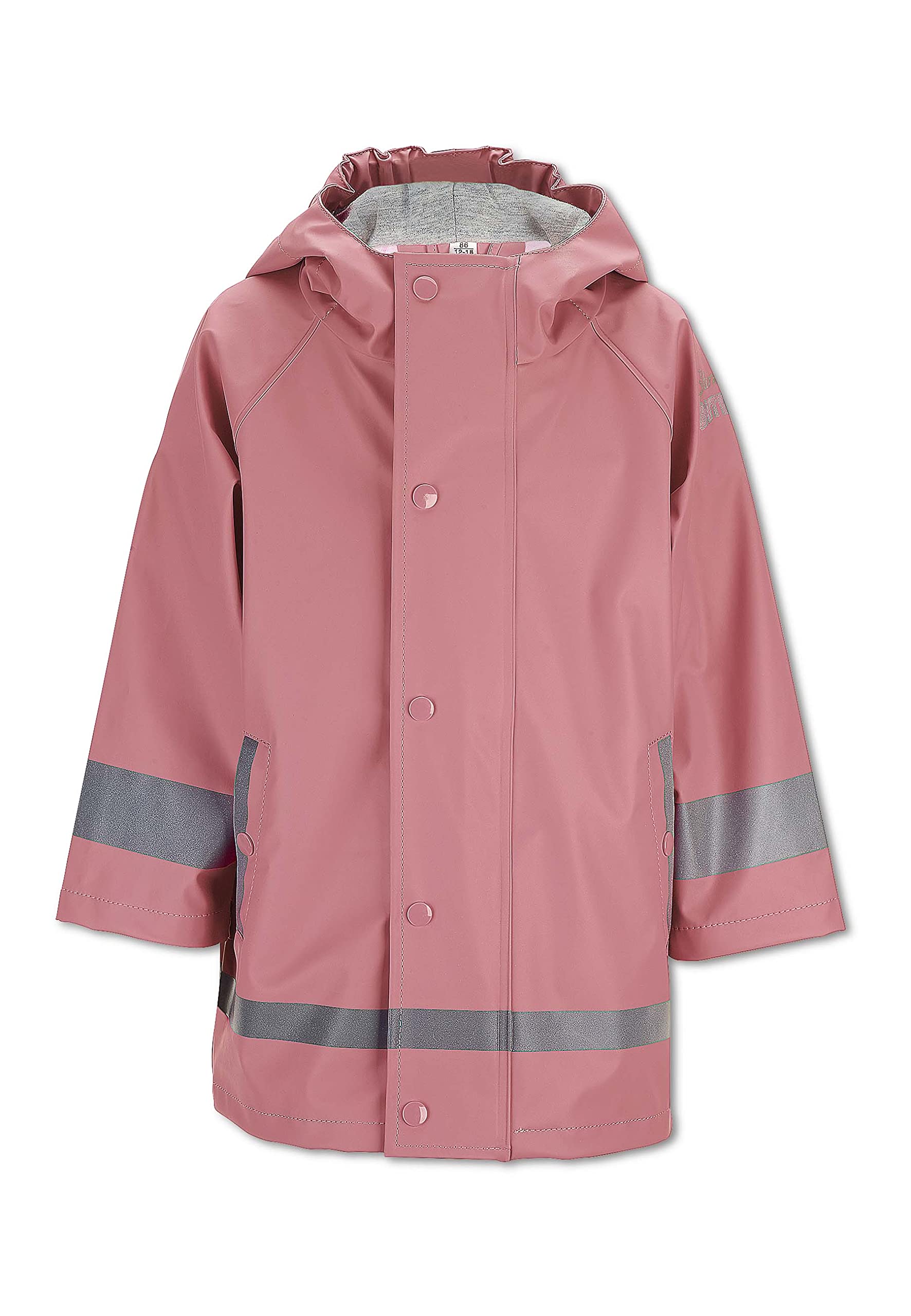 Sterntaler Regenjacke ungefüttert uni - Kinder Regenjacke wasserdicht - Mädchen Jacke mit verschweißten Nähten, Kapuze und reflektierenden Details - robuste Regenbekleidung