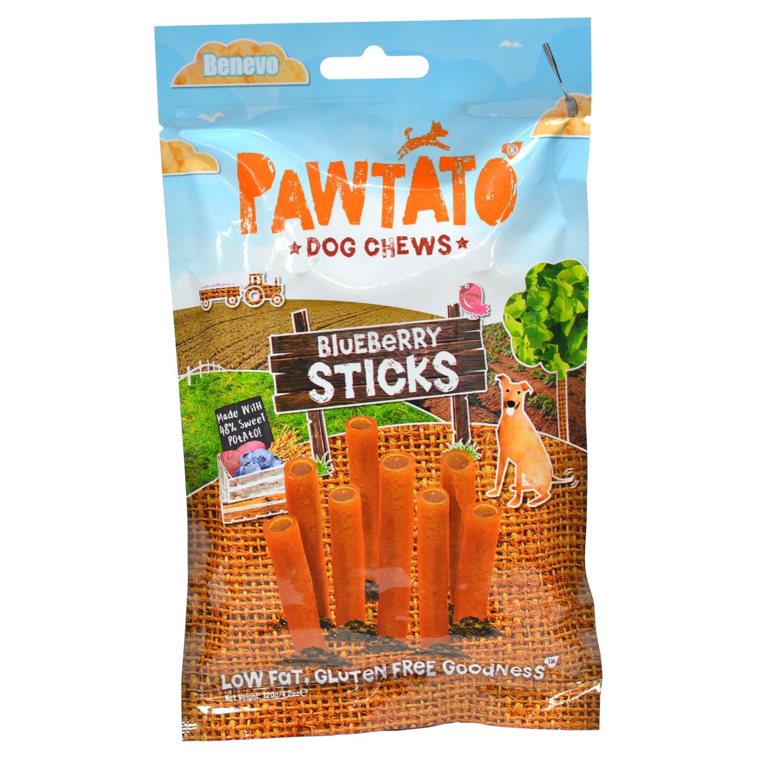 See full amazon price history chart for Benevo Pawtato® Sticks with Blueberries 120g Benevo Pawtato® Sticks with Blueberries 120g (B0CQ77FD7W) Amazon Price History, Amazon Price Tracker