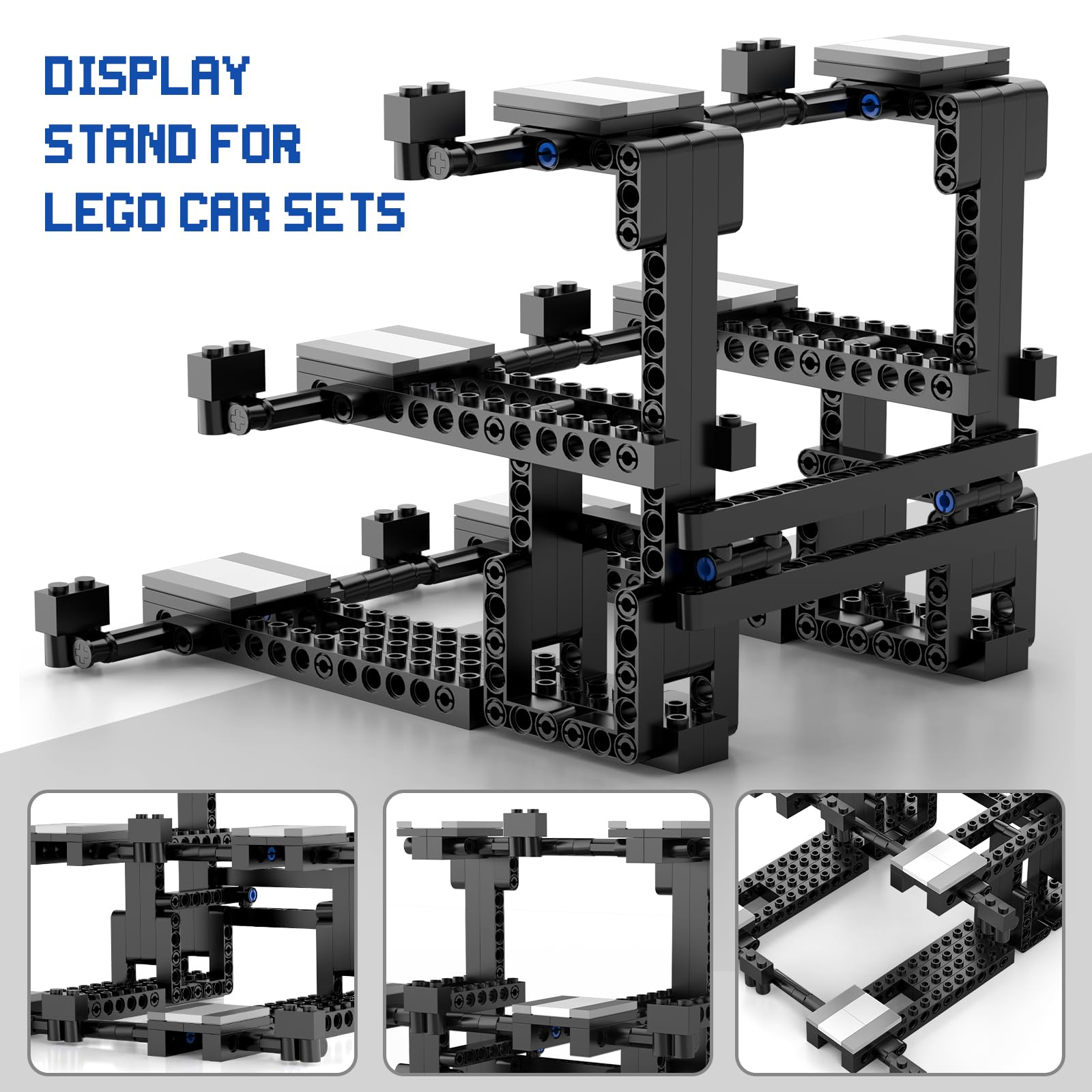 UNF　ショックランド　3枚セット Amazon.com: Display Stand for Lego Speed Champion Cars, 3-Layer