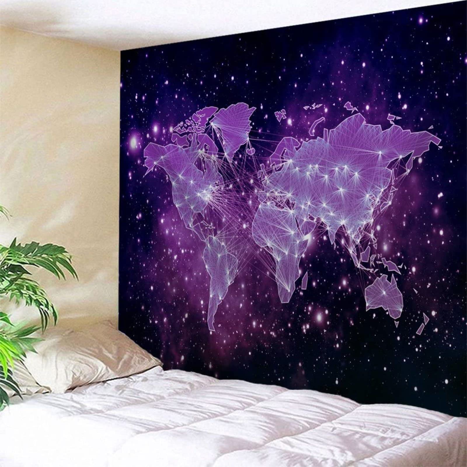 YISUMEI Galaxy Space Wandteppich Trippy Design – 150x200 Cm Psychedelischer Wandbehang Für Zimmerdeko | Polyester HD-Druck
