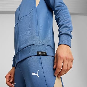 PUMA Men's Standard Mercedes AMG Track Jacket, Blue Horizon AH24