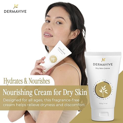 Miniatura 3 de Dermavive Crema para piel seca Crema de cuerpo entero para piel extremadamente seca, con picazón, hidratante nutritiva para piel seca Ultra