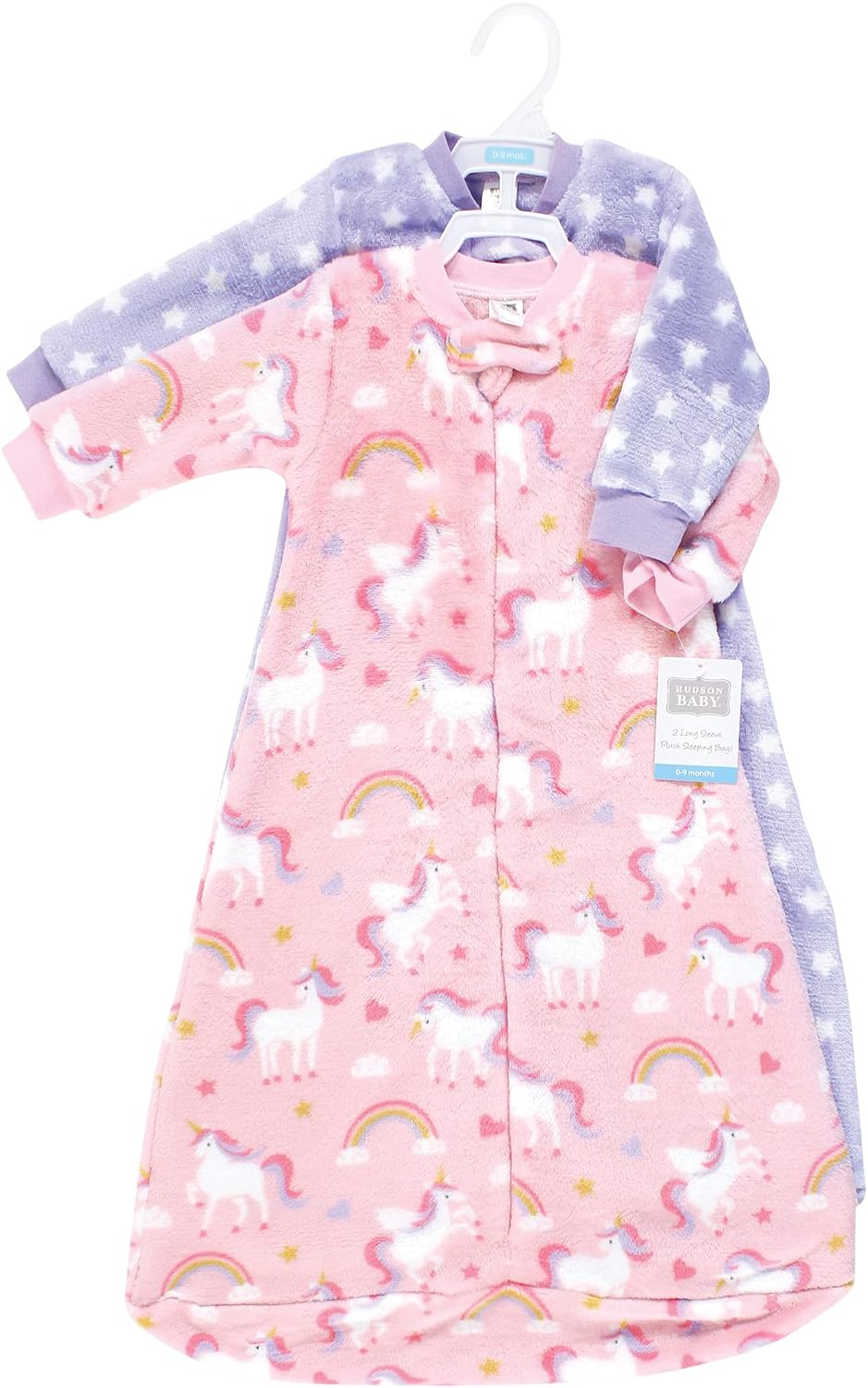 Hudson Baby Unisex Baby Plush Long-Sleeve Sleeping Bag, Sack, Blanket