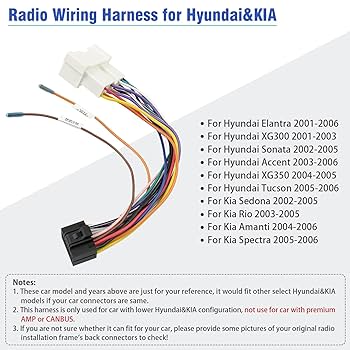 Amazon.com: Jayubien Radio Wiring Harness Adapter Compatible