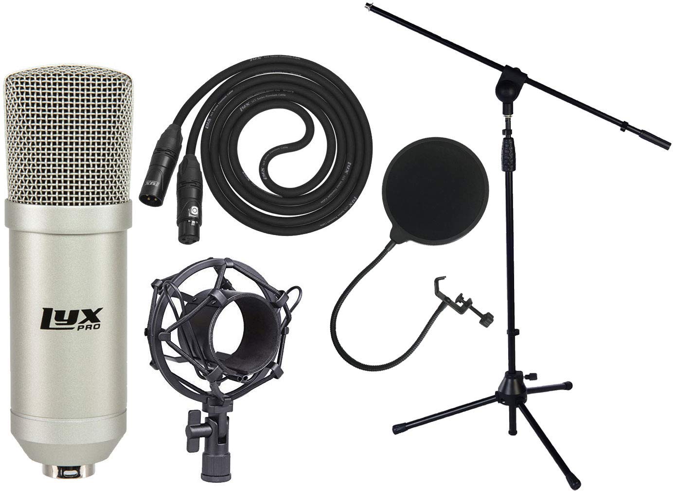 LyxPro コンデンサーマイク Amazon.com: LyxPro Condenser Microphone for Studio, Vocals