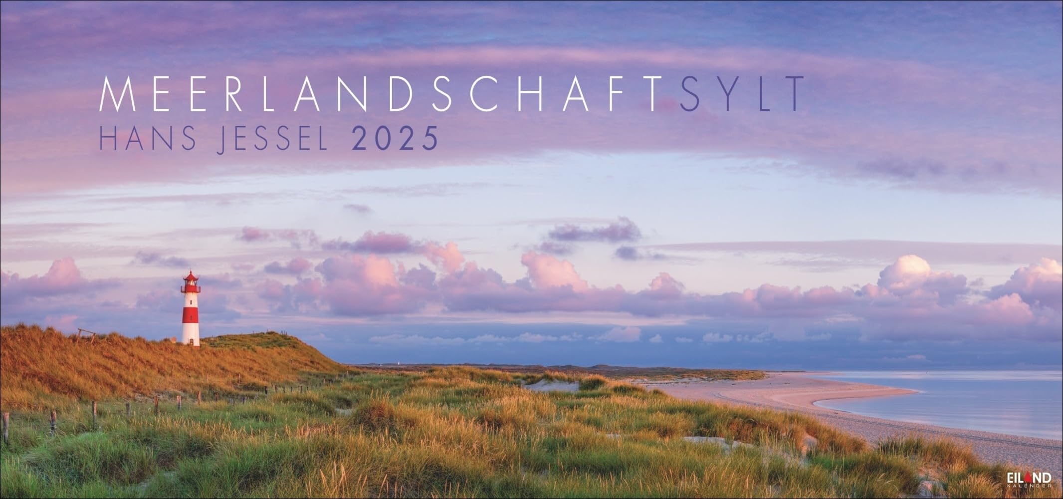 Meerlandschaft SYLT Kalender 2025 - Hans Jessel: Großer Panorama-Wandkalender mit Fotos des bekannten Künstlers Hans Jessel. Meereslandschaften eingefangen in einem XXL-Fotokalender.
