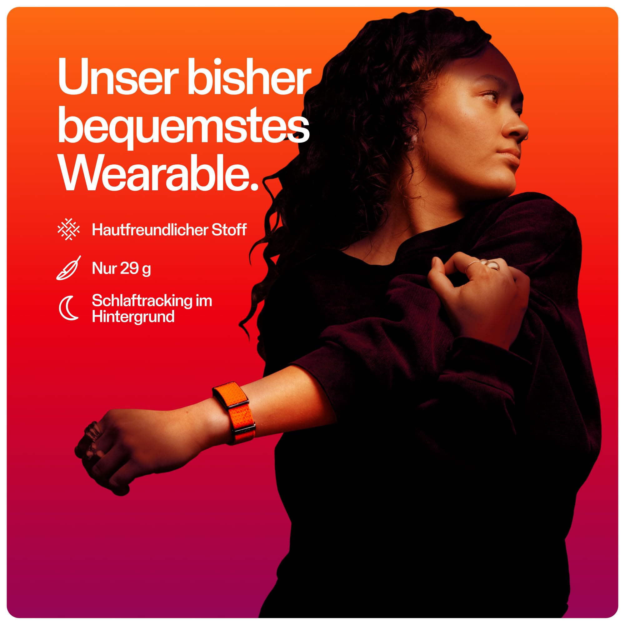 Polar Loop – Smartes Gesundheits- und Fitness-Armband ohne Display mit 24/7-Herzfrequenz-, Schlaf- und Aktivitätsmessung, Trainingserkennung, ohne ABO, 8 Tage Akku