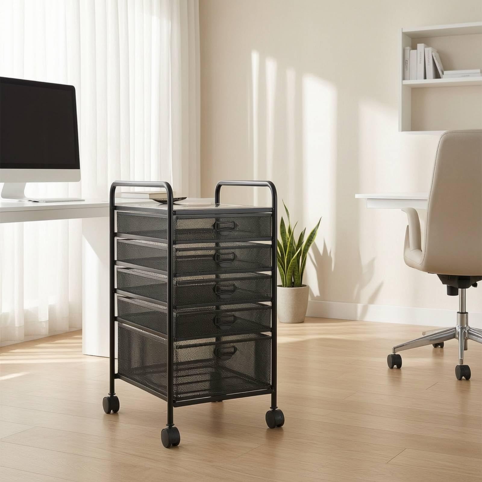 Carrello Portadocumenti Salvaspazio, size to 3, Argento