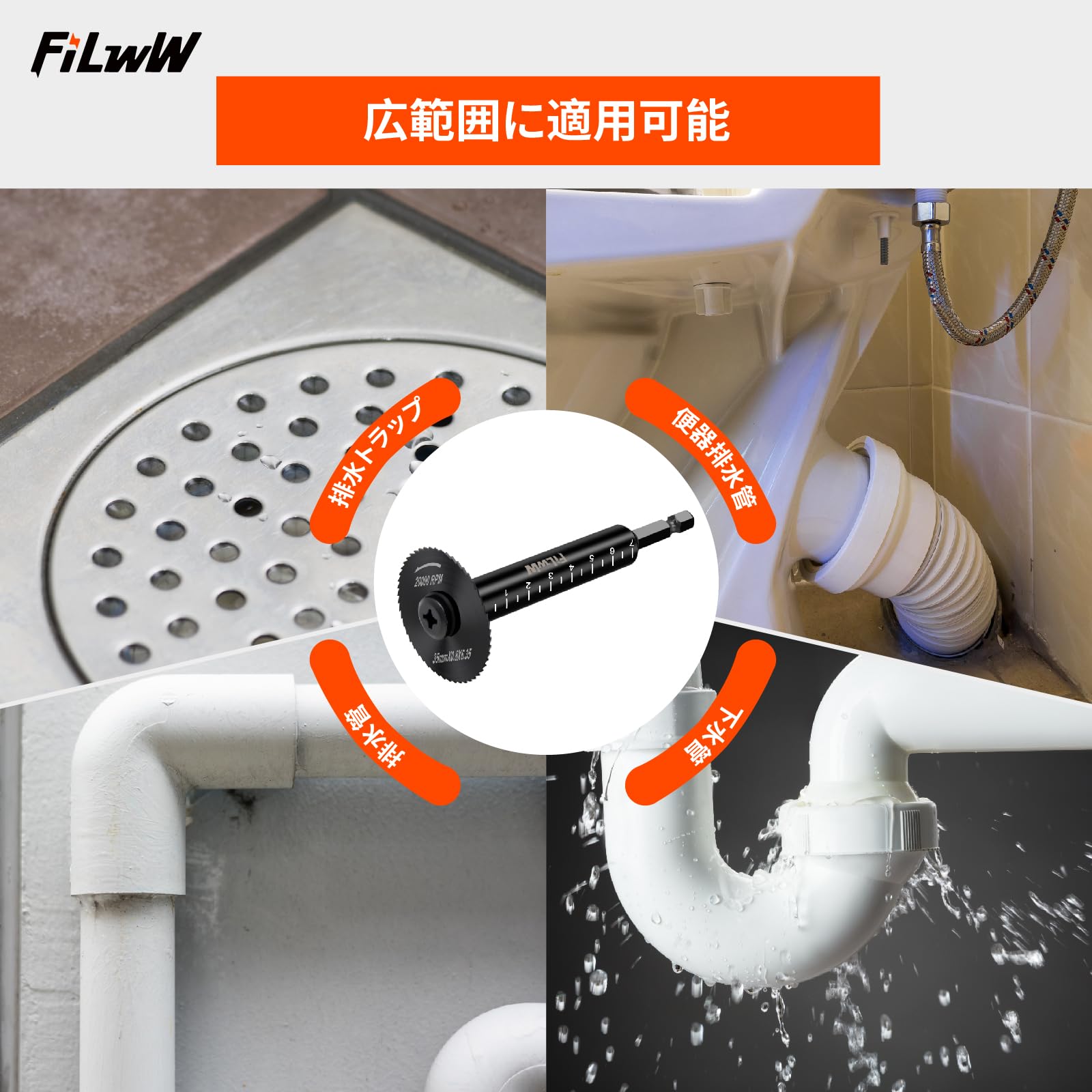 Amazon | FiLwW パイプカッター(替え刃) 内側パイプ切断シート パイプ