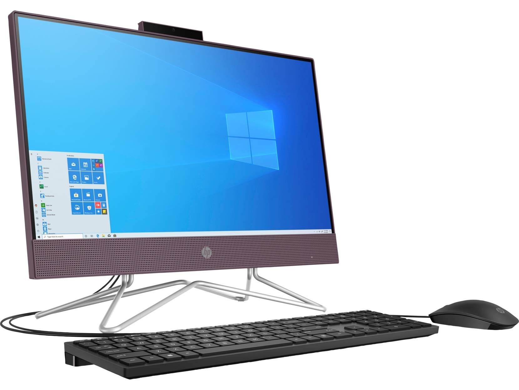 HP All-in-One 22-df0439,Intel Pentium Gold G6400T,8GB DDR4,1TB