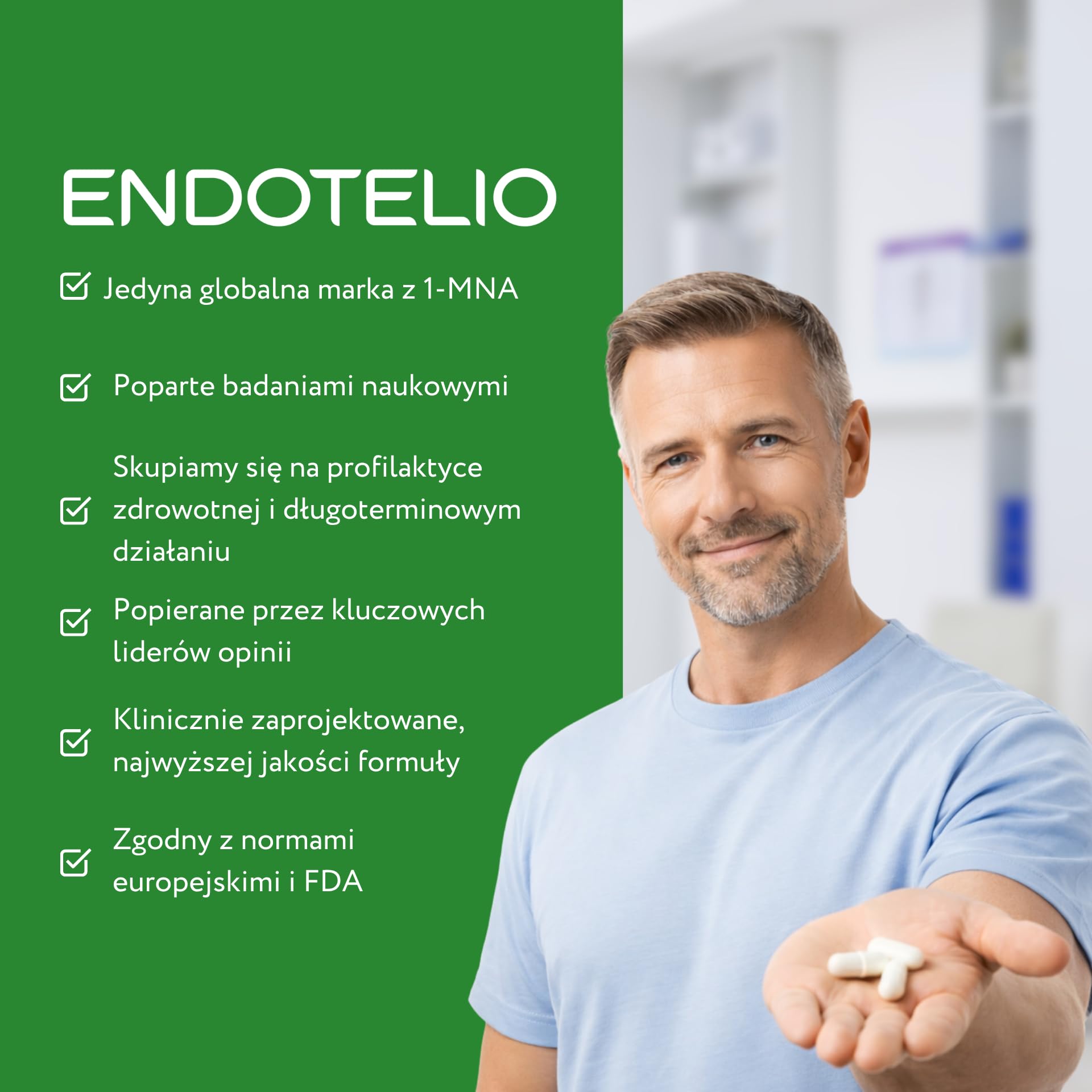 Vegan Complex 1-MNA, Anti Aging, Suplement Optymalizujący NAD+ z Witaminami i Minerałami dla Kobiet i Mężczyzn, D3, K2, B2, B6, B12, Kwas Foliowy, Cynk, Żelazo, Jod, Selen, 30 Kapsułek