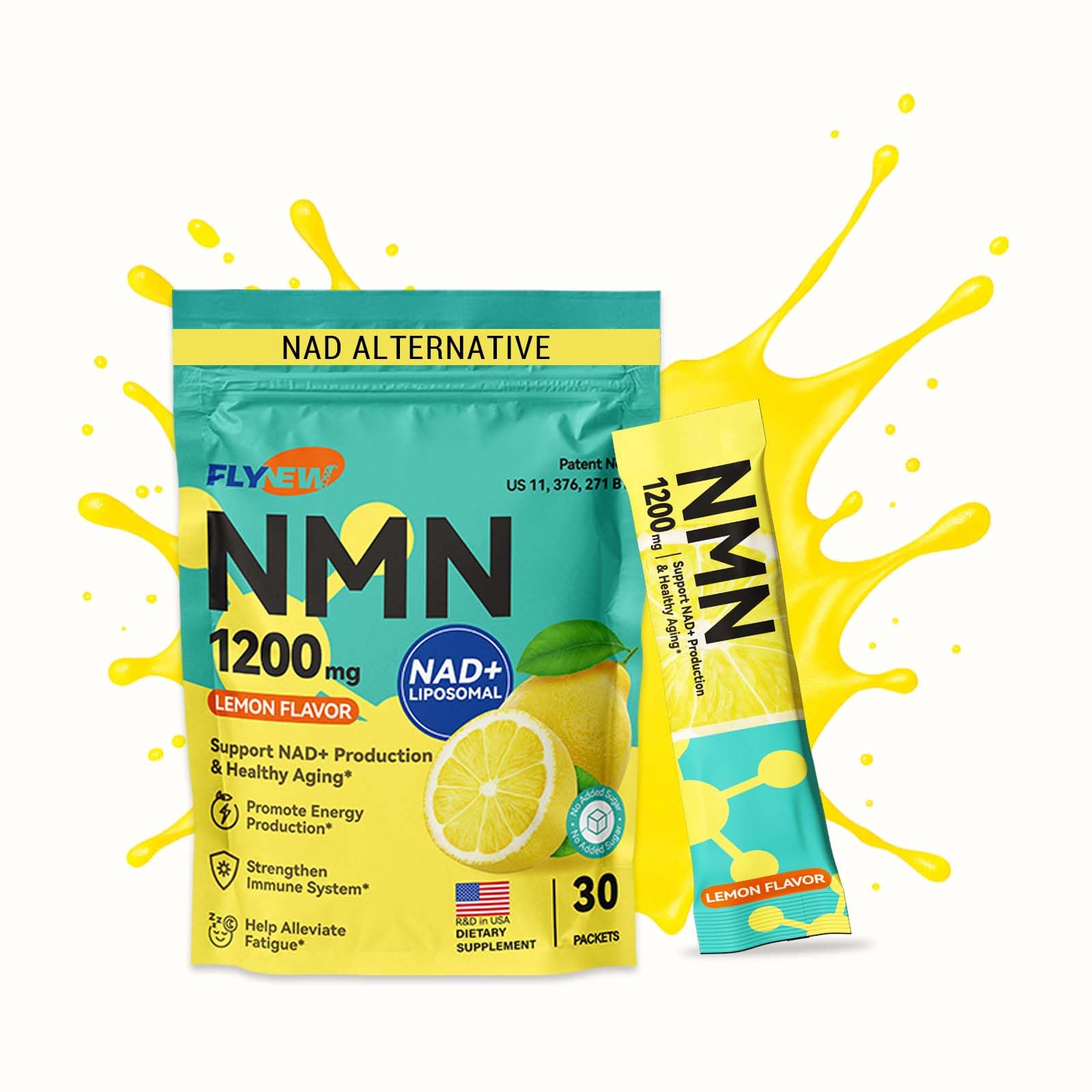10-in-1 NAD & nmn Supplement, 300mg nmn & 50mg NAD+, Advanced Formula 60 Ct