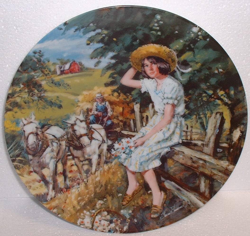 Sunday Best by Stewart Sherwood Collector Plate; Reflections Of Canadian Childhood