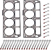 ChawYI LS3 5-Layer MLS Head Gasket Kit with Head Bolts for Chevy GMC Cadillac 6.0L 6.2L L92 L94 L96 L76 - 12610046 OEM Style