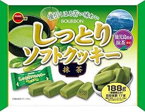 ブルボン しっとりソフトクッキー抹茶 188g×12袋