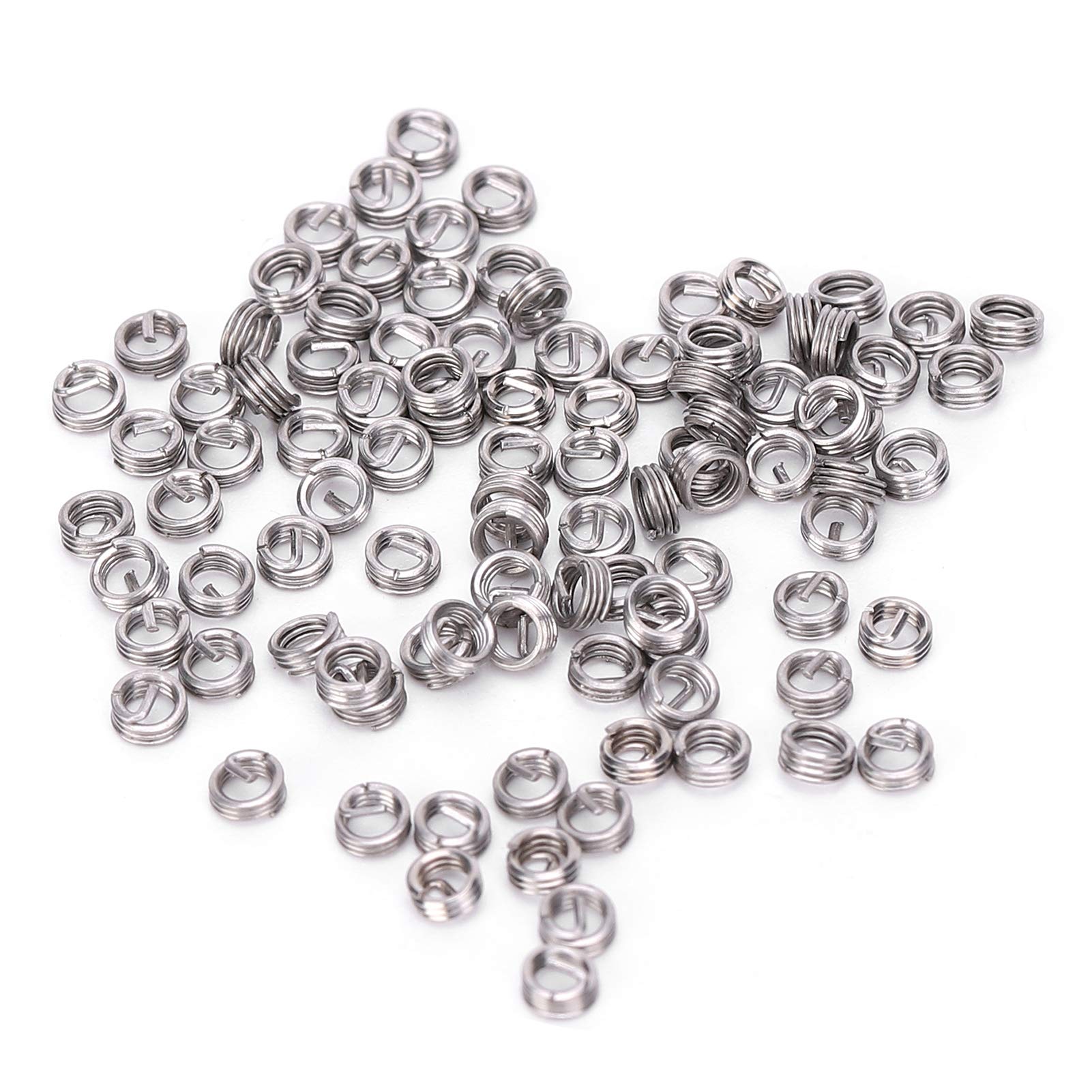 NDNCZDHC 100Pcs Threaded Inserts, M2x0.4x1D Thread Insert Sockets Thread Repair Kit for Repairing Female Thread